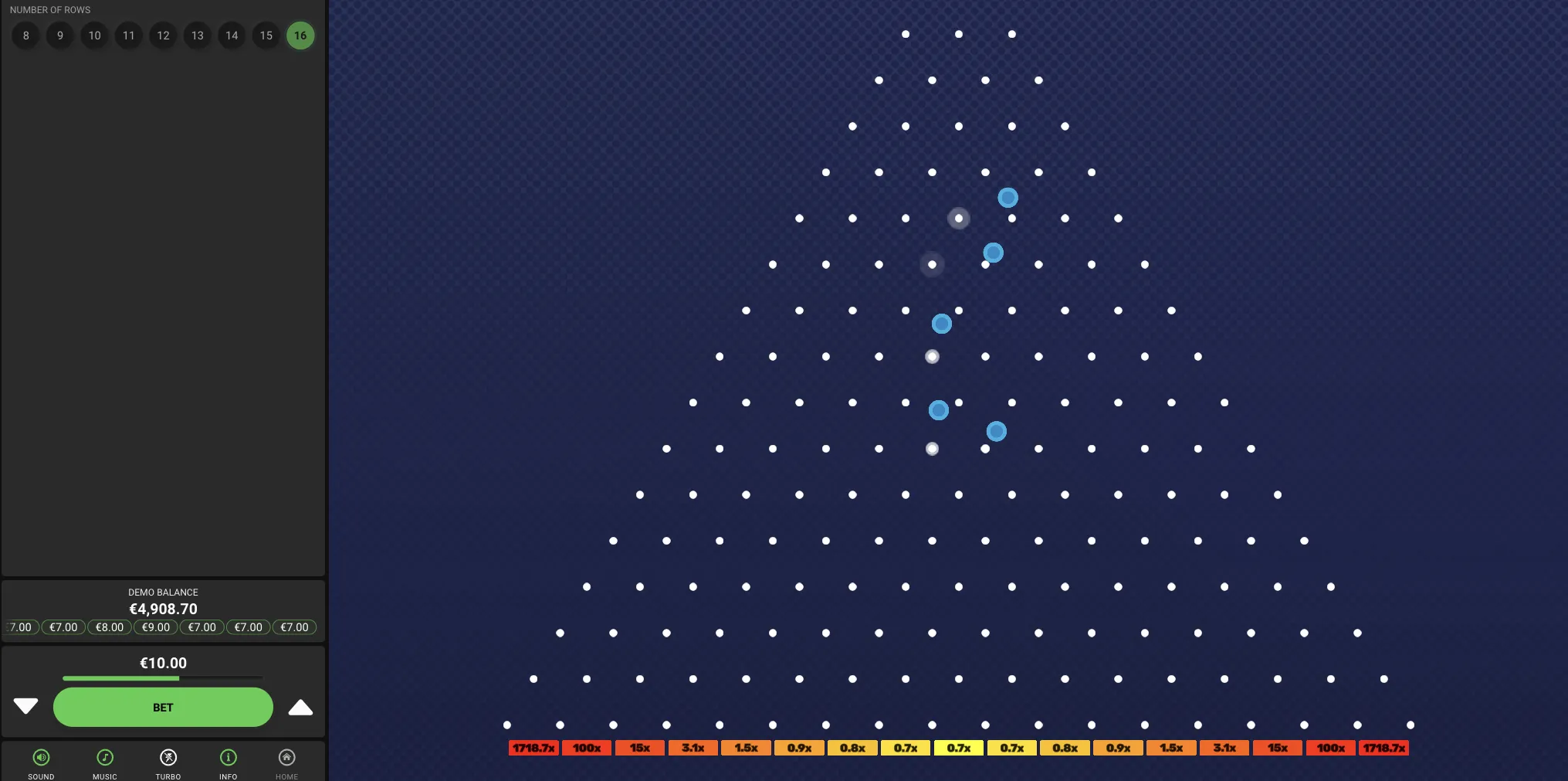&Eacute;tapes pour jouer &agrave; Plinko sur un casino en ligne